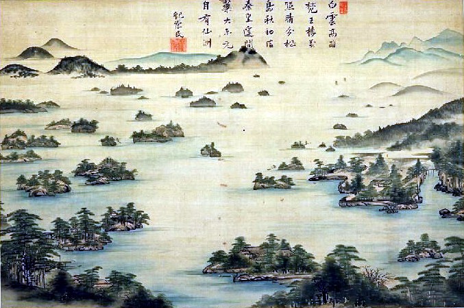 江戸時代の景観図　名所・松島